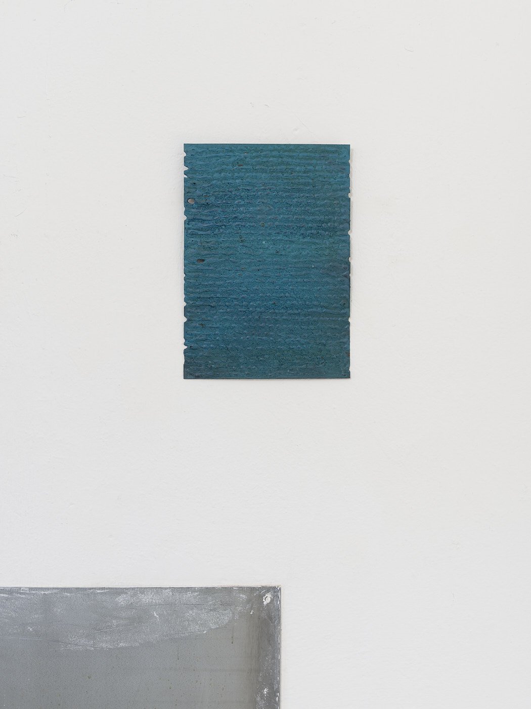 Wulf Kirschner. Relief (Schraffur), 2017  100 x 100 cm, Schiffbaustahl, Chromnickel geschweißt